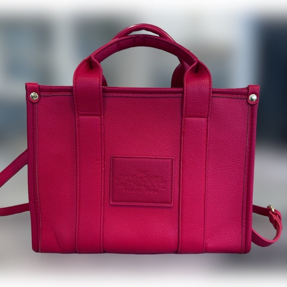 Unbranded Top Handle Pink Tote With Shoulder Strap. - Picture 3 of 12